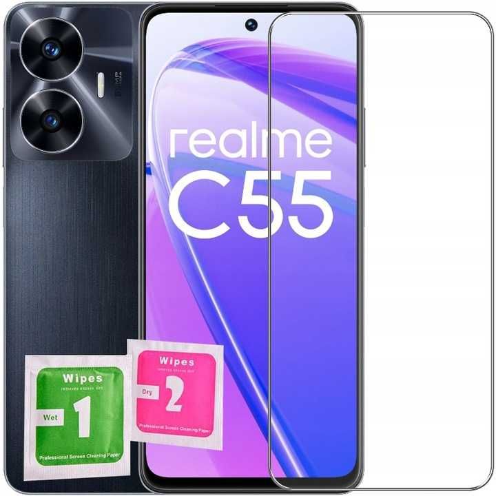 Etui Smart Magnet do Realme C55 + Szkło Hartowane