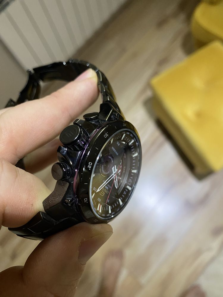 Casio eqw A1000 black solar radiowy stan idealny