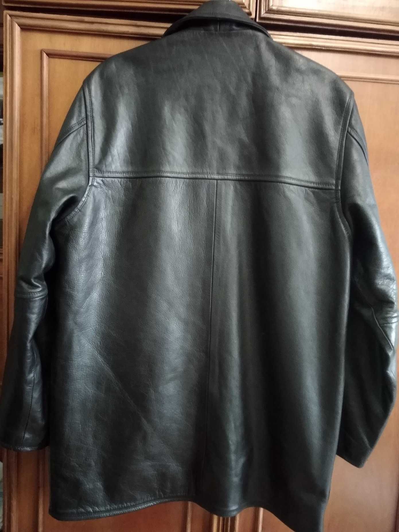 Кожаные мужские куртки, MDK, р. М, Cotton Belt, р.54
