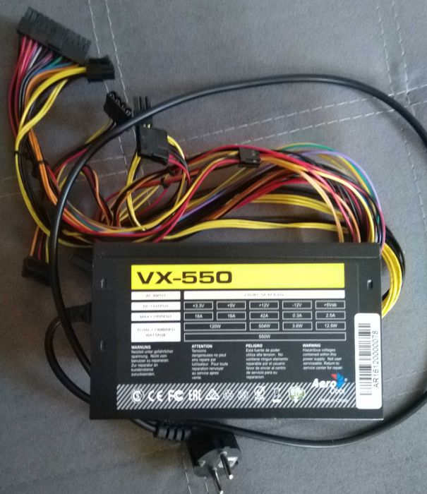 Блок питания Aerocool VX 550 Plus 550 W(ватт)