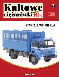 STAR 200 WT milicja DeAgostini Kultowe ciężarówki PRL-u 1:43 nr 81