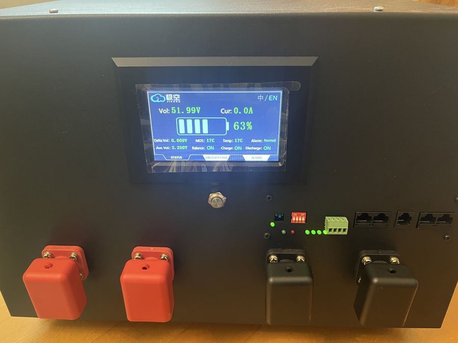 LiFePo4 280ah 48v акумуляторний блок для інвертора