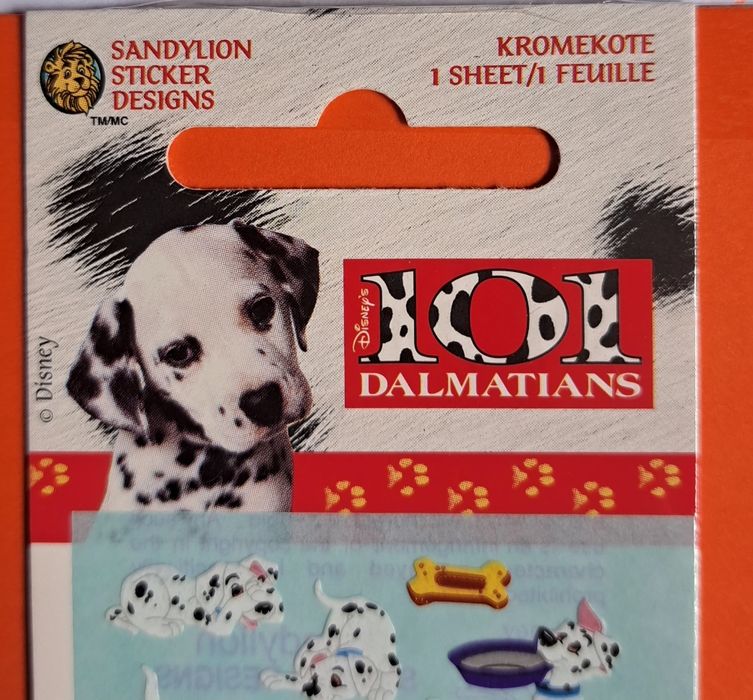 Naklejki 101 dalmatyńczyków Disney