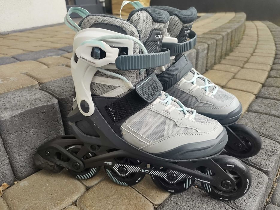 Rolki fitness Oxelo FIT500 Ice Grey rozm. 38