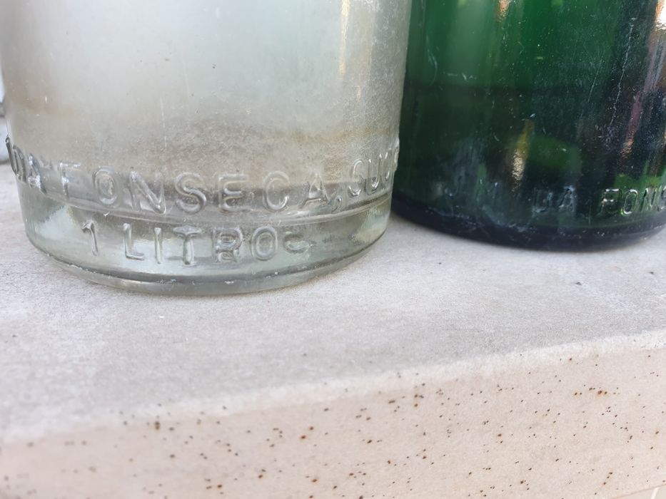 Garrafas antigas J.M.Fonseca