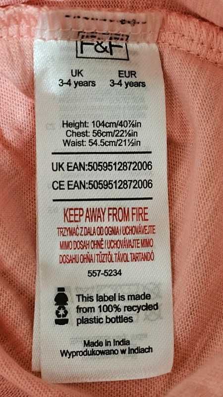 Sukienka dla dziewczynki rozmiar 104