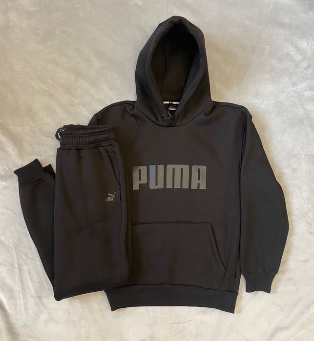 Якісний‼️ Зимовий чоловічий костюм Puma теплий фліс флісовий на флісі