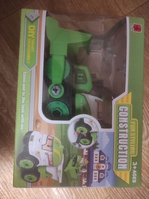 Конструктор экскаватор транспорт Робокар Полі с отверткой викруткою