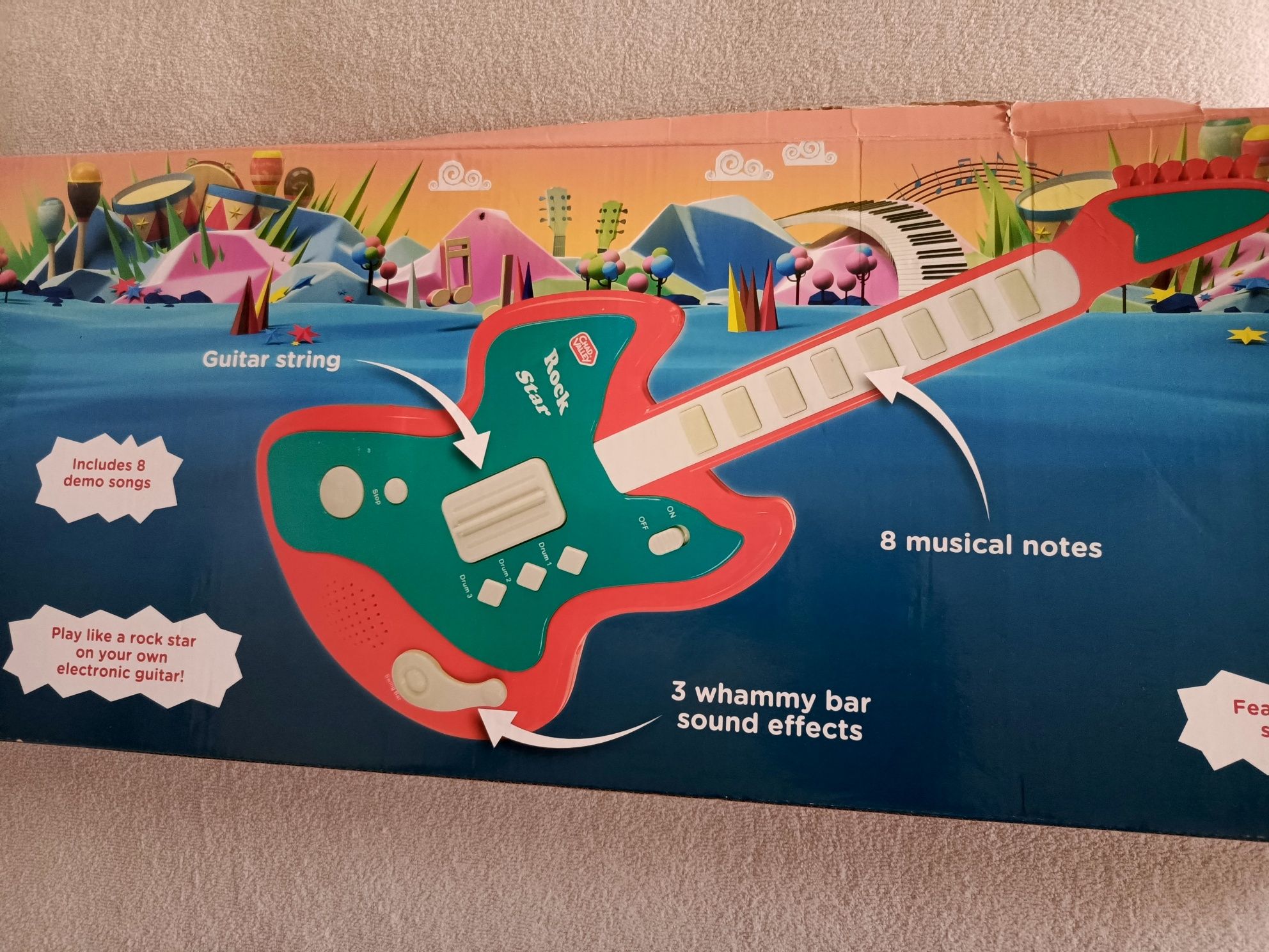 Gitara elektryczna dla dziecka 3+