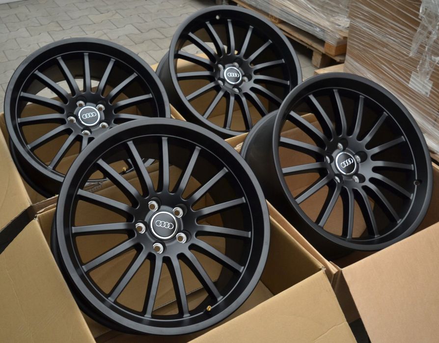 Felgi 19 5X112 Oryginał Audi A4 8W0 8K0 Czarne Mat Rant Nowe