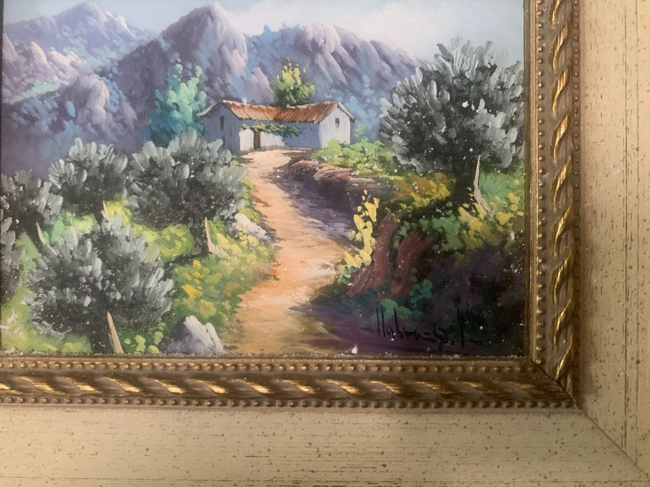 Quadro - pintura a oléo preco negocial medidas nas fotos