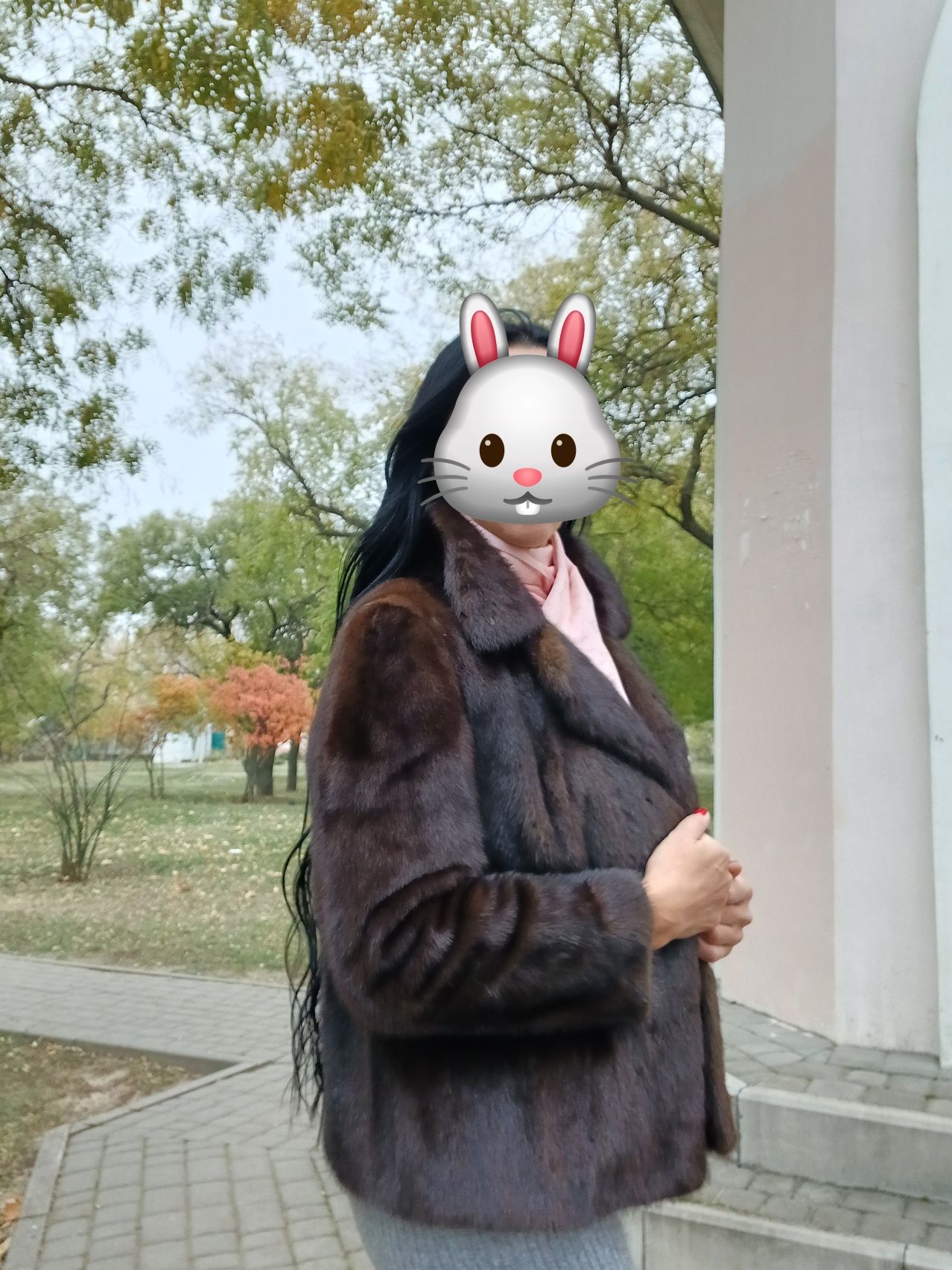 Норковый полушубок .