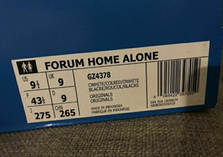 Adidas Forum Home Alone roz. 43 1/3  Nowe