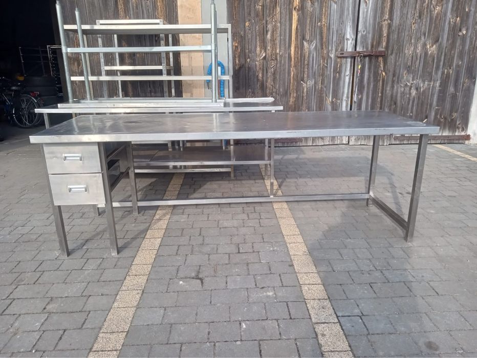 Stół Regał Gastronomiczny ze Stali Nierdzewnej