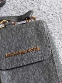 MICHAEL KORS torebka na pasku portfel + na telefon portfelik saszetka