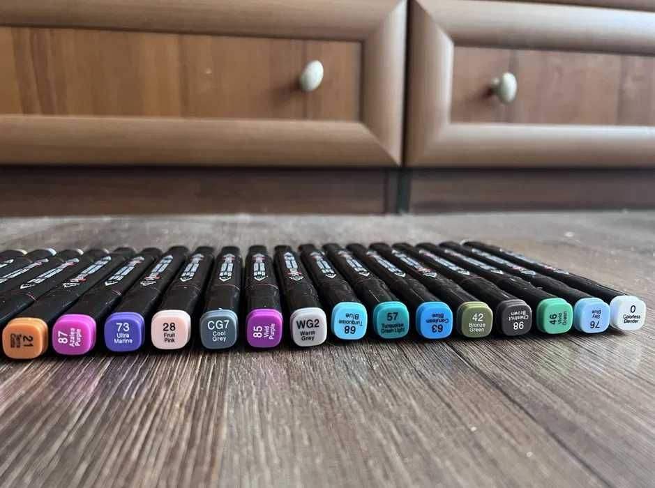 Набір маркерів Santi 59шт, спиртові. SANTI «SKETCHMARKER professional»