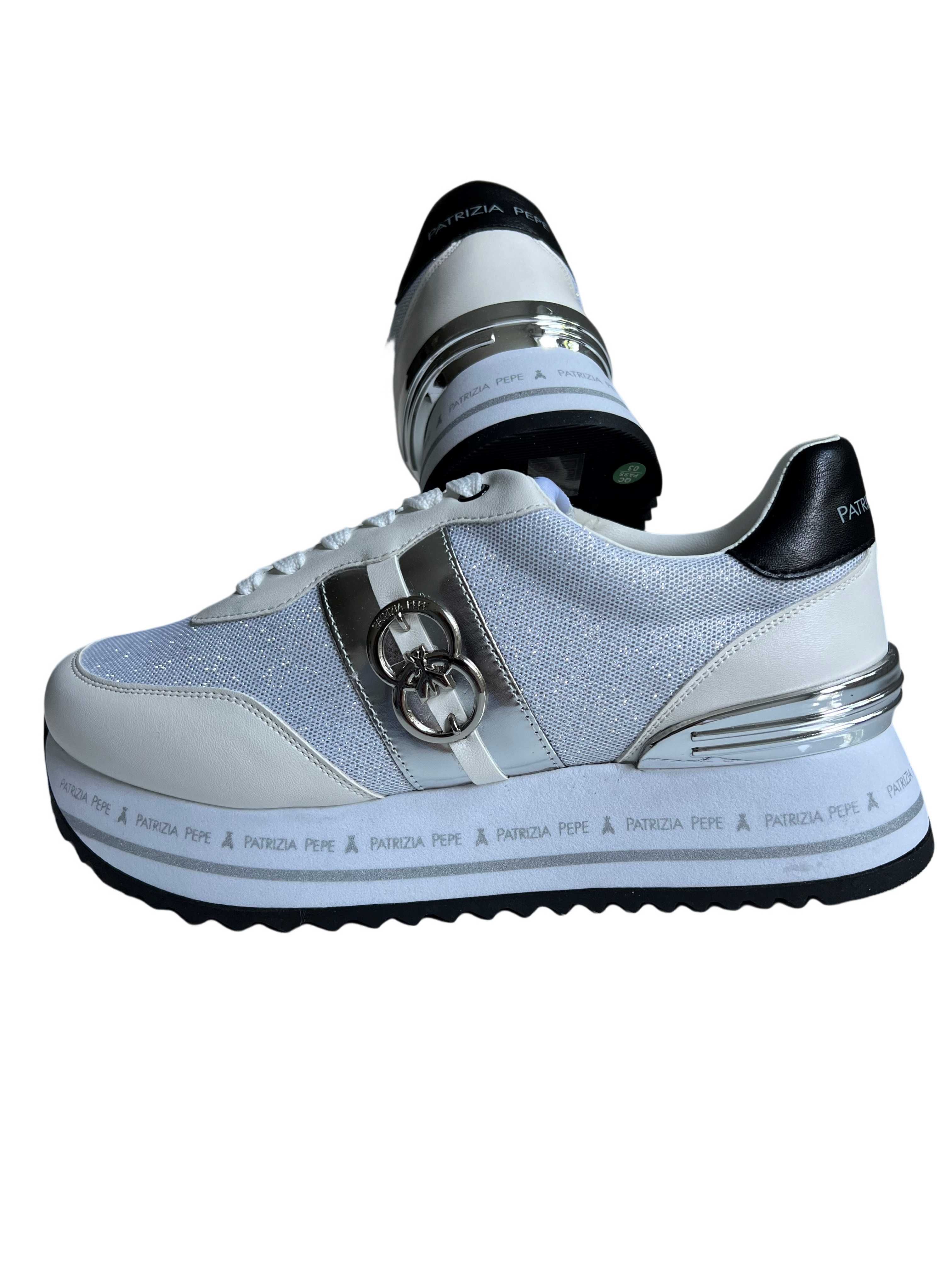 adidasy srebrne patrizia pepe r. 39