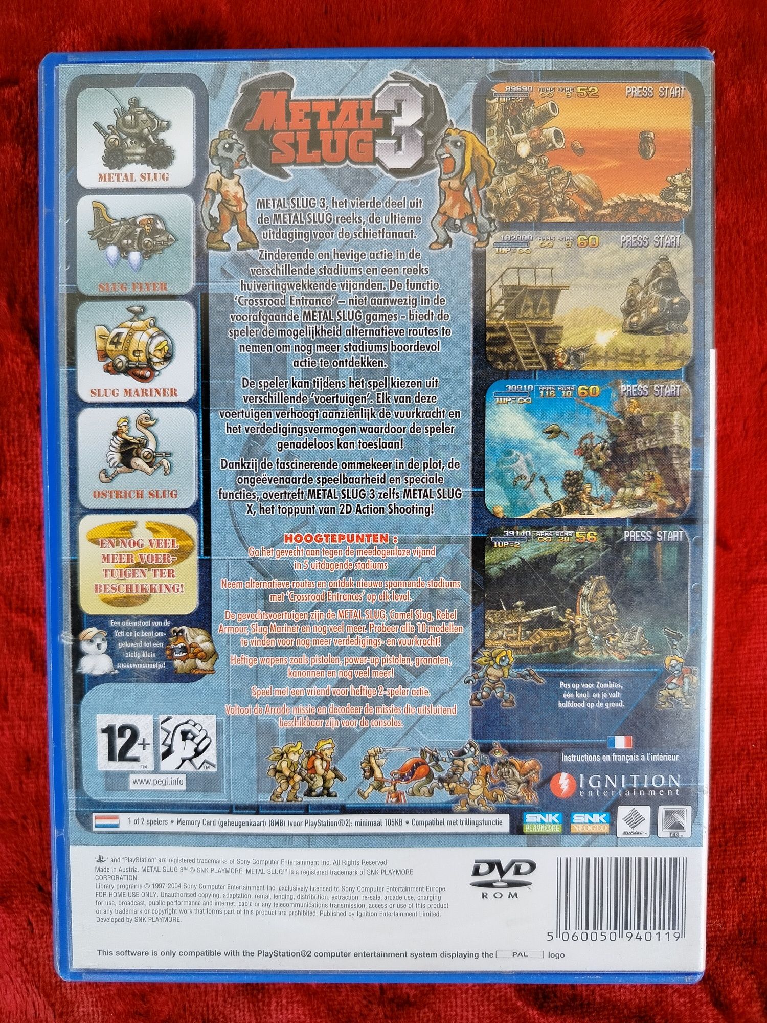 Metal Slug 3 PS2 PlayStation 2 klasyk arcade