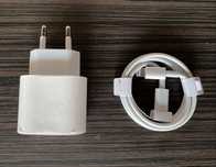 Szybka ładowarka do iPhone. Zasilacz 20w + kabel USB c Lightning 1 m