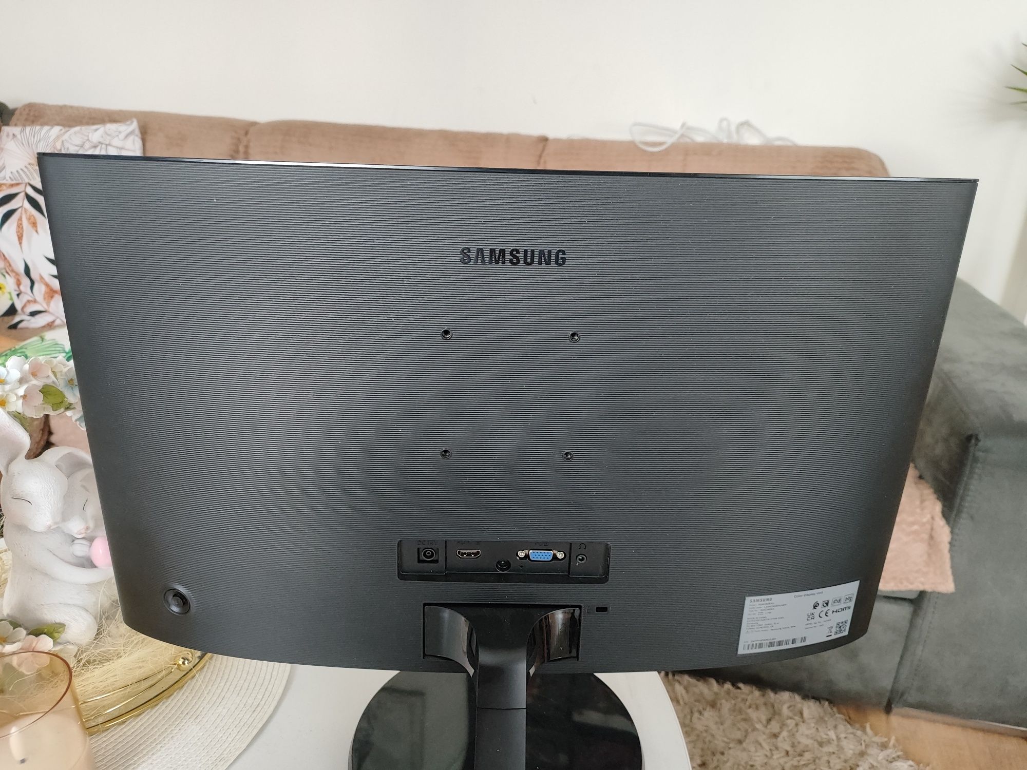 Monitor Samsung 75hz zakrzywiony 24" gamingowy