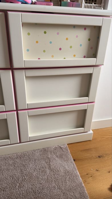 Cómoda quarto menina - boa qualidade- gavetas reversiveis