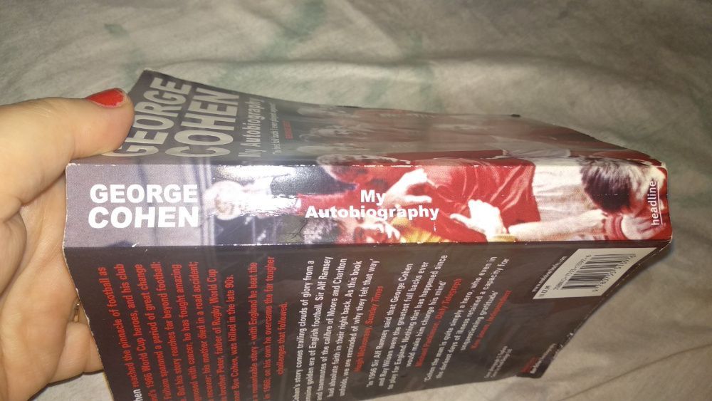 книга на английском футболист George Cohen: My Autobiography