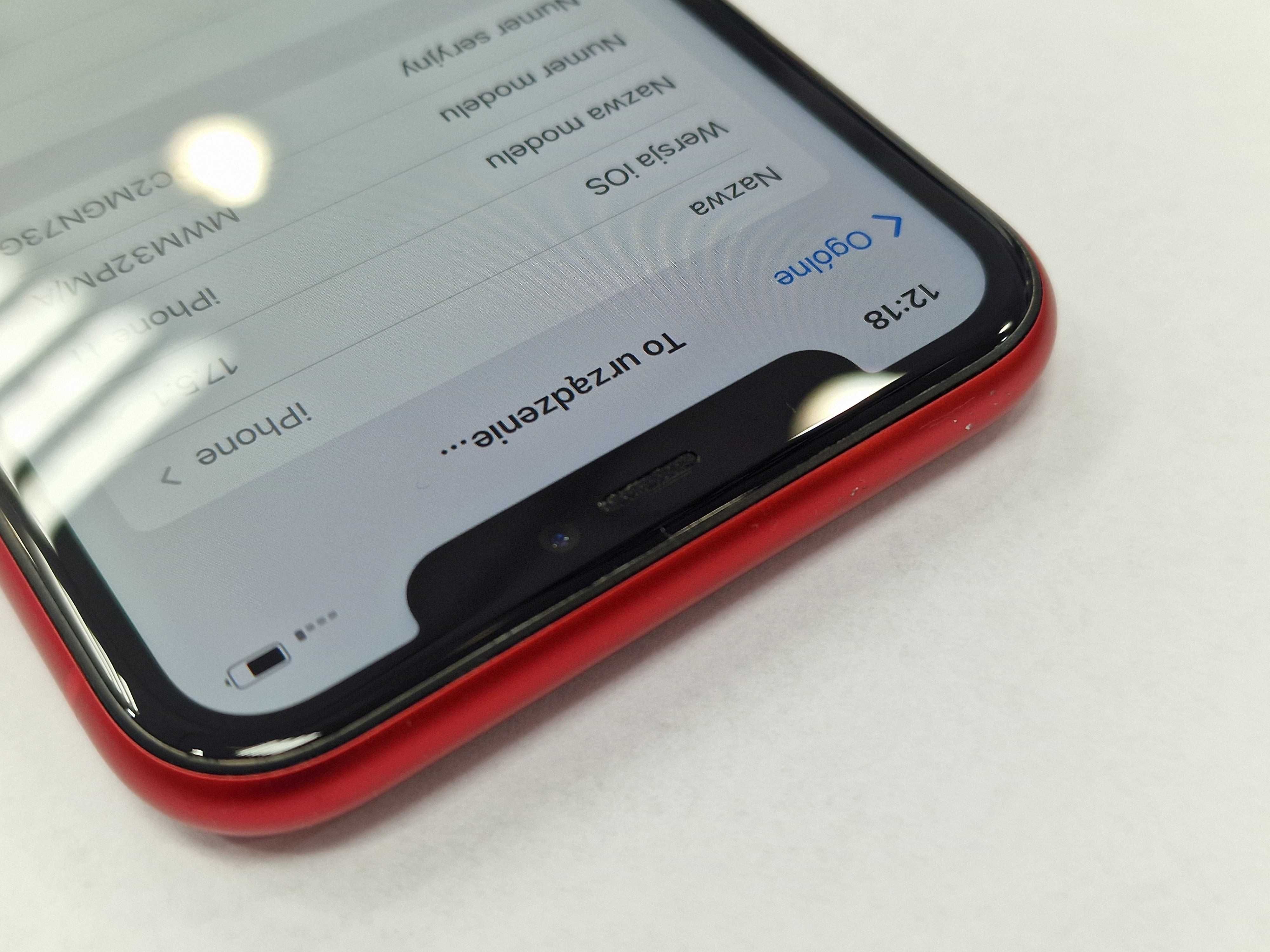 Iphone 11 128GB/ Red/ Czerwony/ BAT 82%/ Grade A-/ Gwarancja
