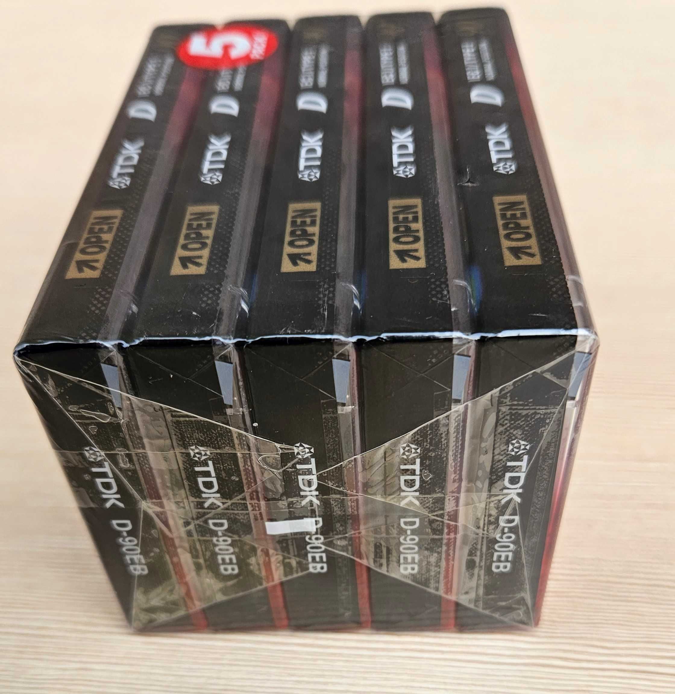 Kasety audio TDK zestaw pięciu kaset