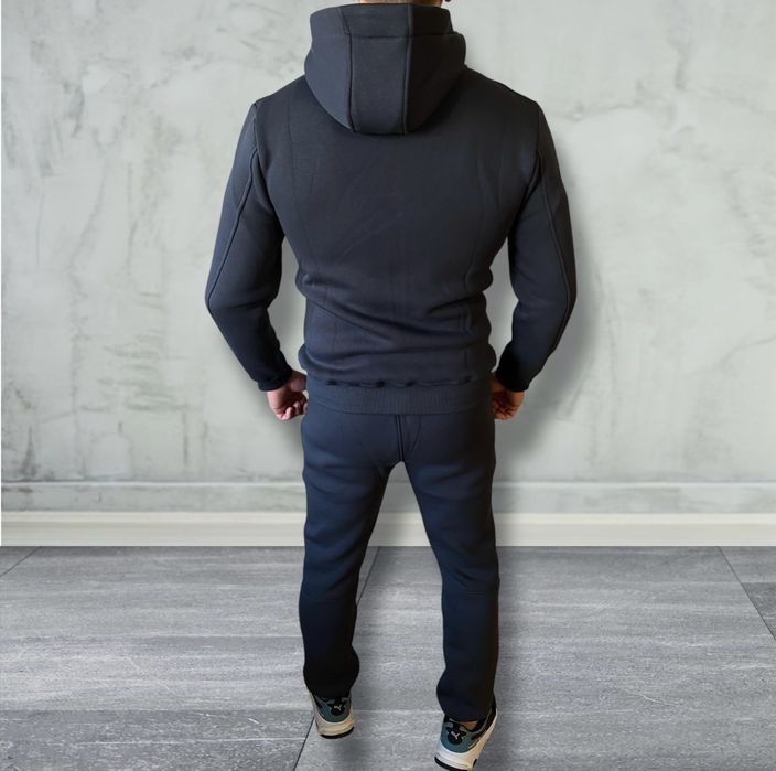 Теплий спортивний костюм Adidas з капюшоном