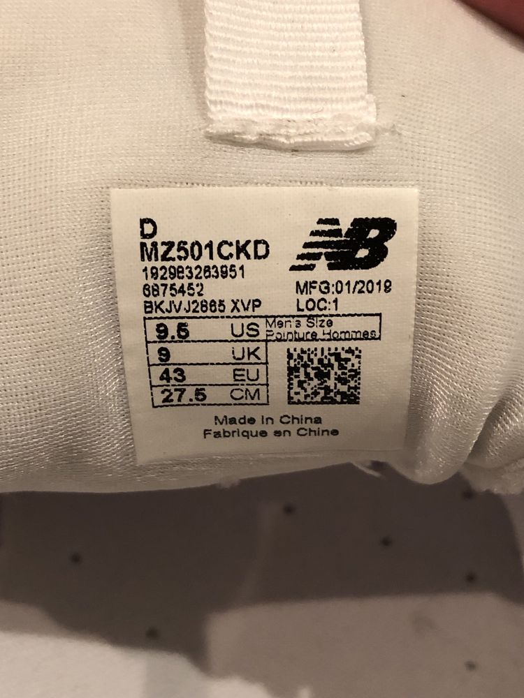 New Balance 501. 9,5US, 27,5см, 43EUR. Із США. Шкіряні. Сітка. ₴2350