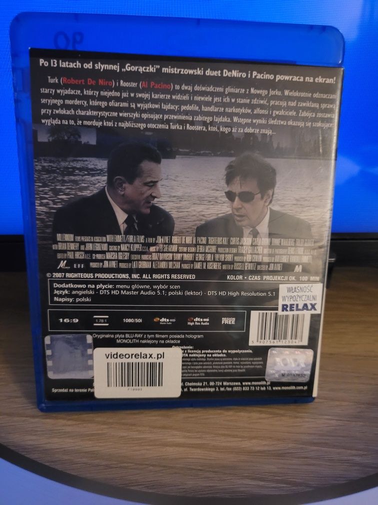 Film Zawodowcy Blu-ray Łódź Pacino De Niro