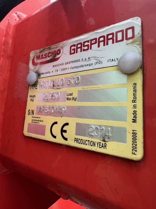 Maschio gaspardo artiglio 500  pług dłutowy głębosz jak nowy 11 łap