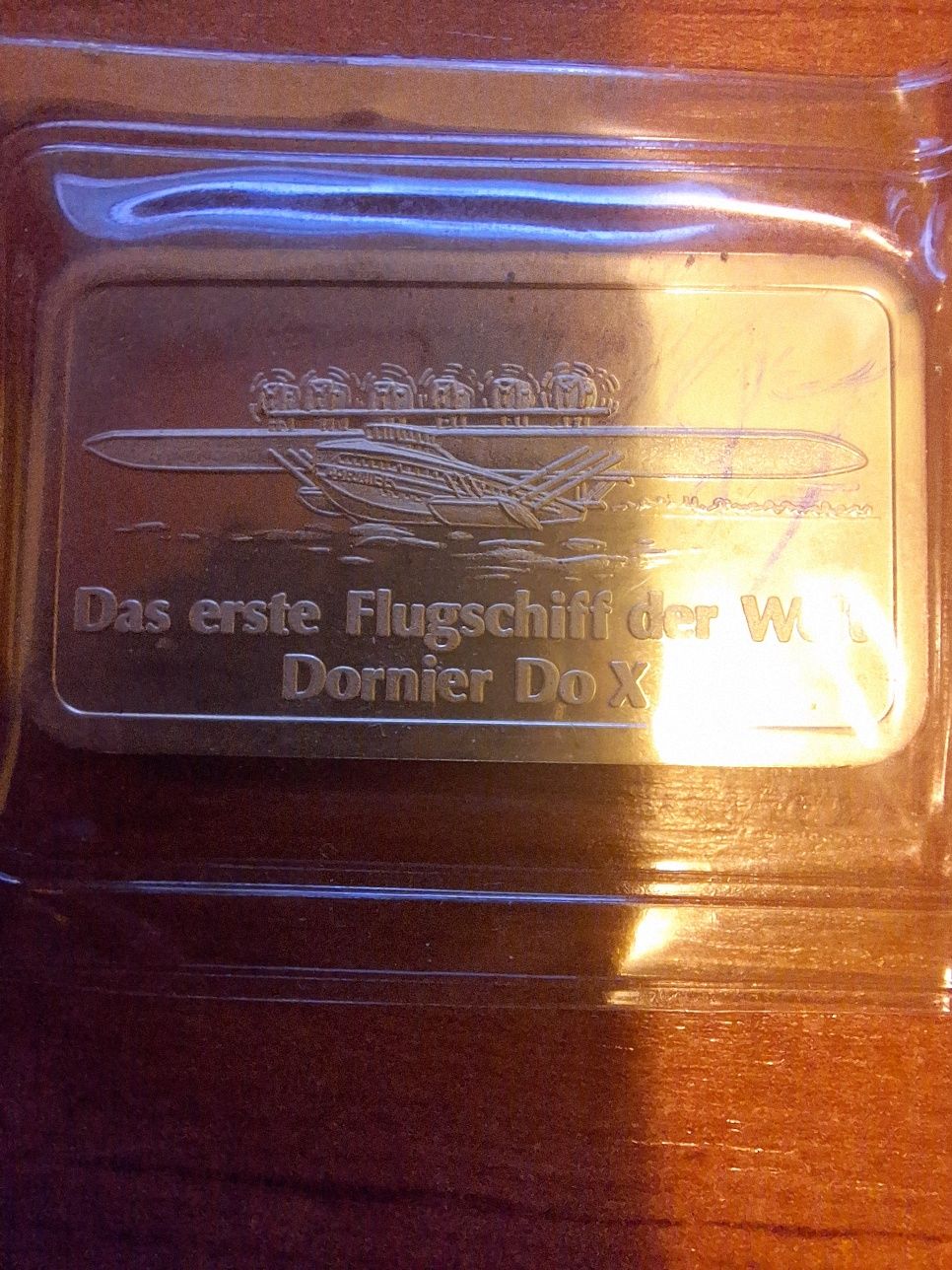 1 Onça Degussa Feinsilber 999