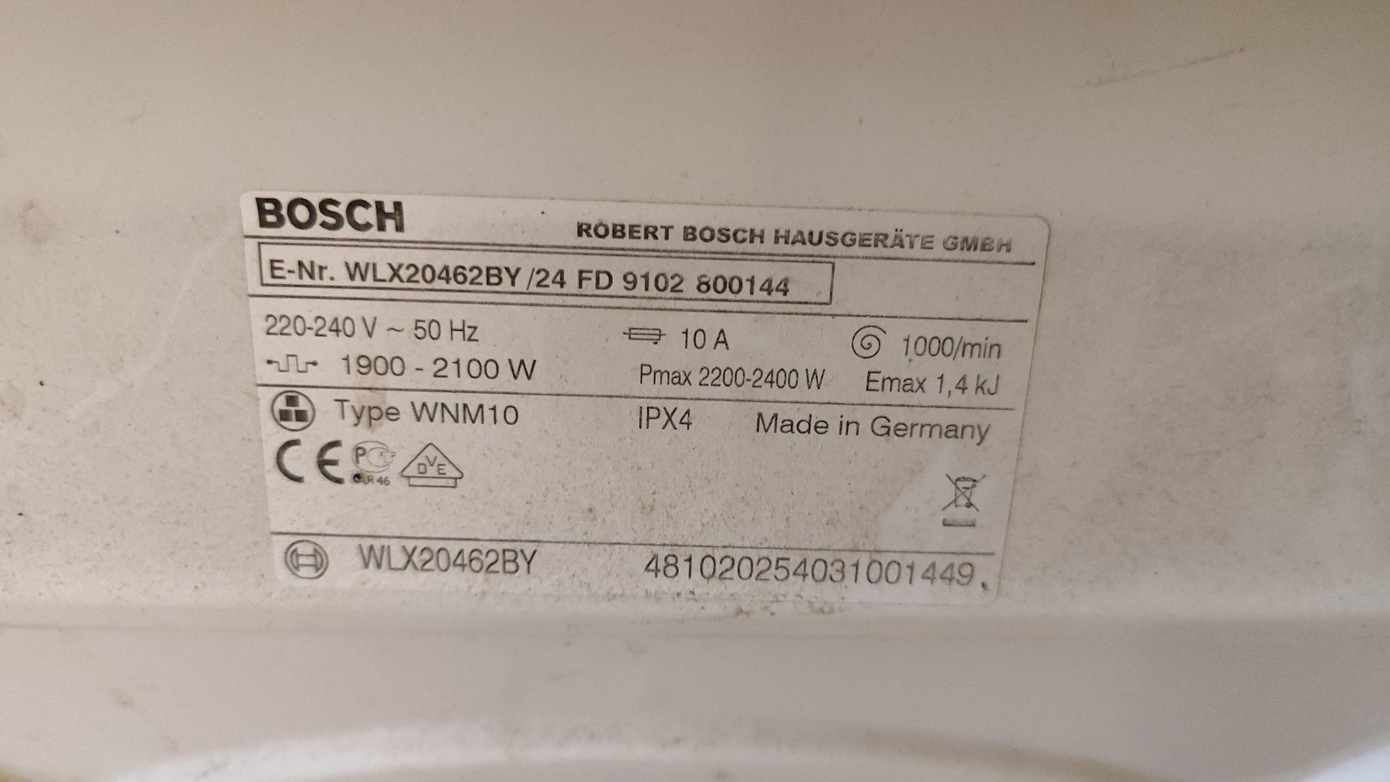 Насос с корпусом для стиральной машины Bosch MAXX 5