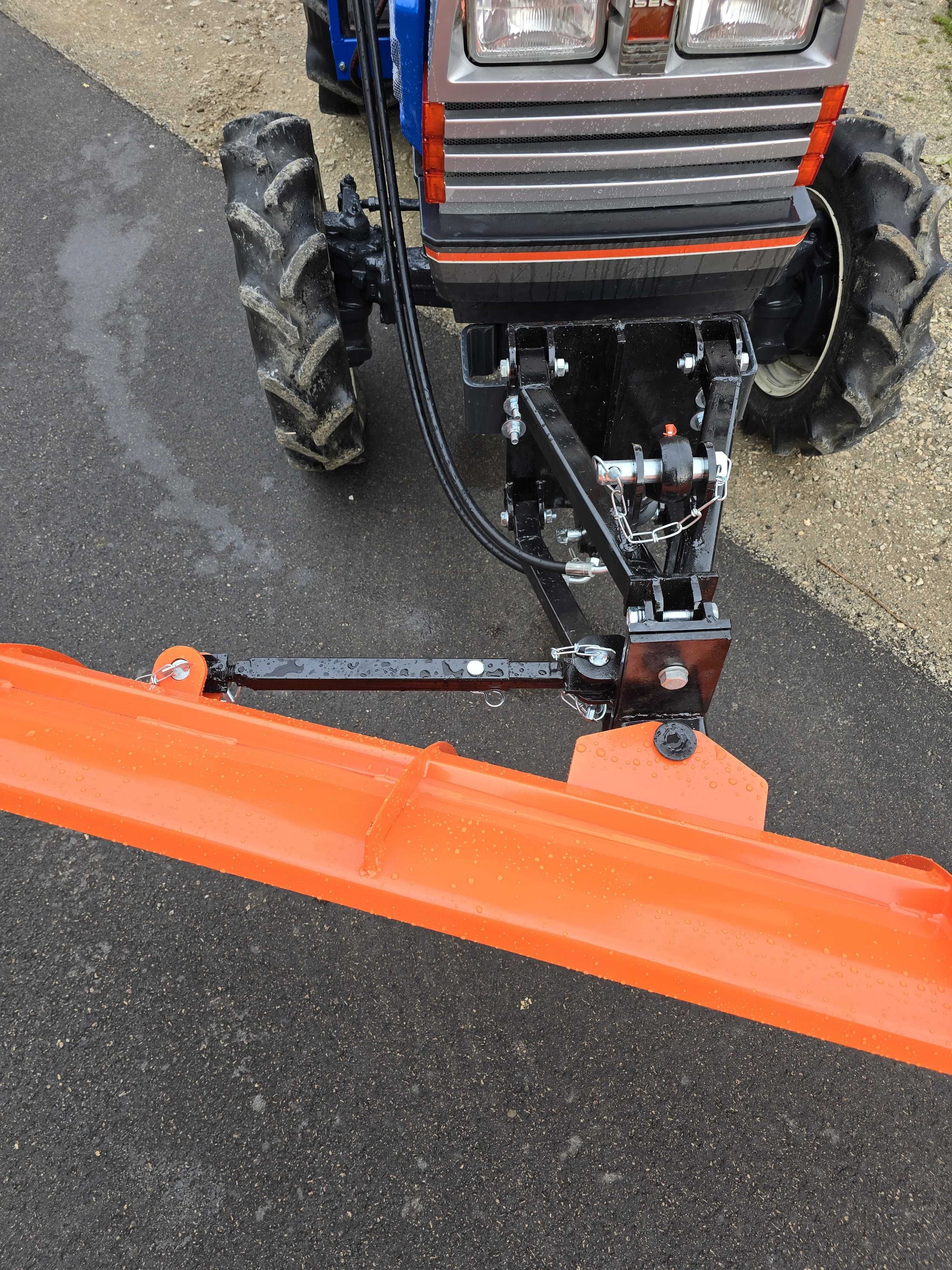 nowość Pług do śniegu mini traktorka kubota iseki yanmar mitsubishi