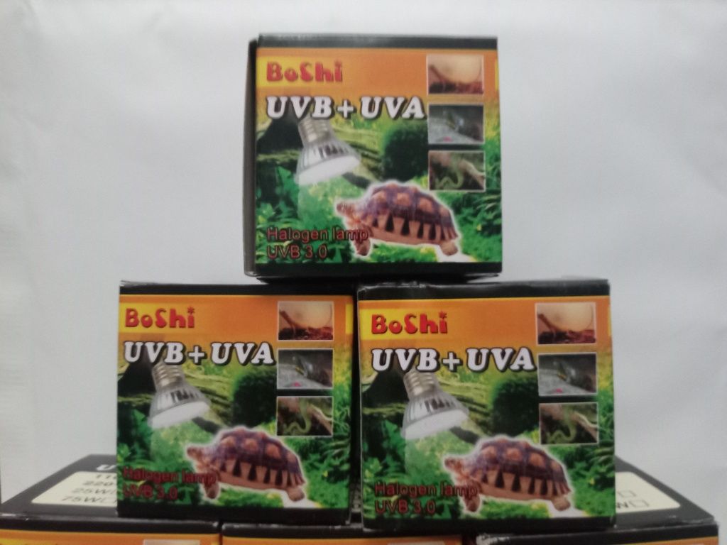 Żarówka halogen grzewcza promiennik UVA UVB 3.0 50W i 25 W