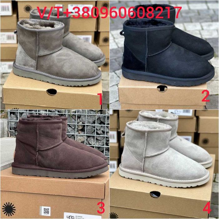 Зимові Жіночі Уггі UGG Classic Mini 36-41 (Оплата при отриманні)