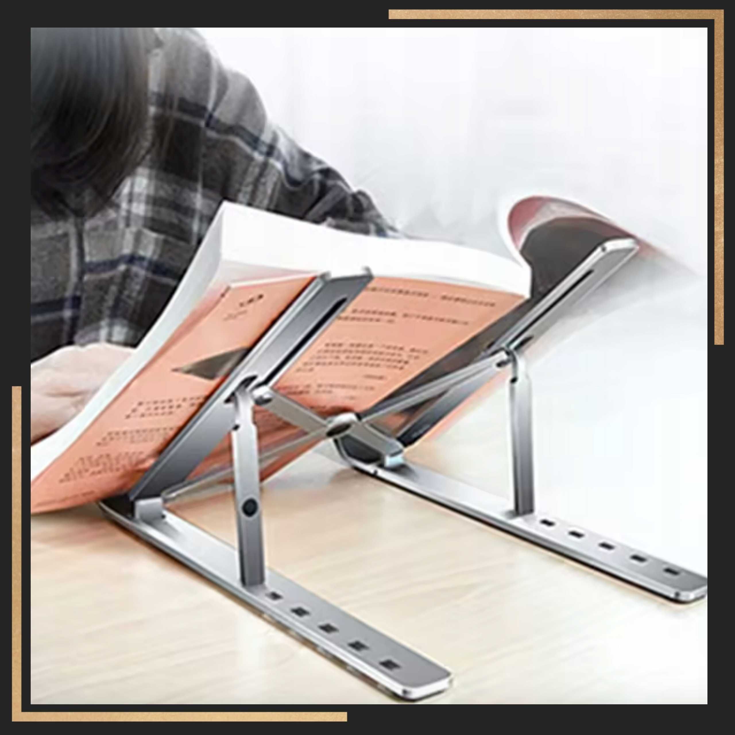 Podstawka pod laptopa aluminiowa tablet regulowana stojak na biurko