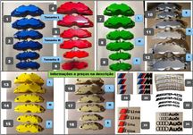 Par Caliper Capas em ABS Pinças Travão Maxilas BMW Mercedes e outras