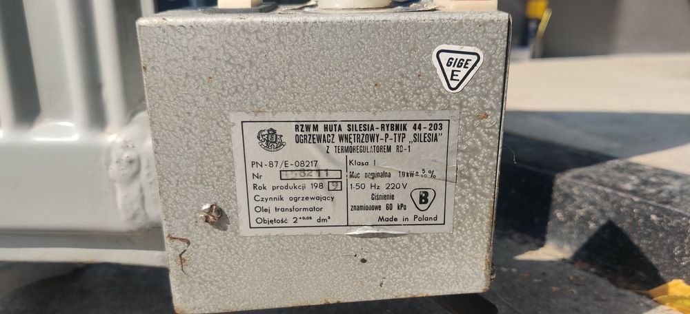 Grzejnik elektryczny 1.0 kW