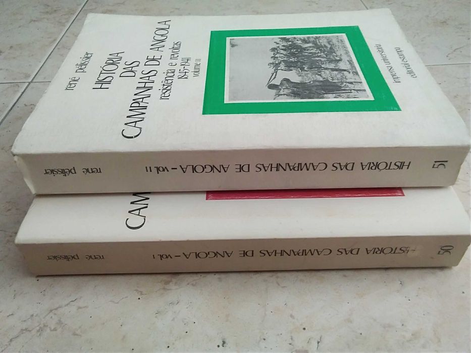 História das Campanhas de Angola - 1845 /1941 - Volume I e 2