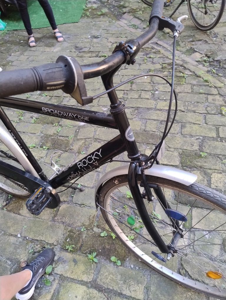 Rower męski 28 czarny