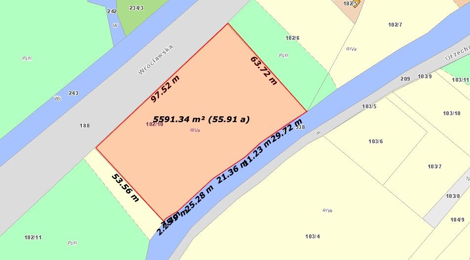 Działka budowlana rolna