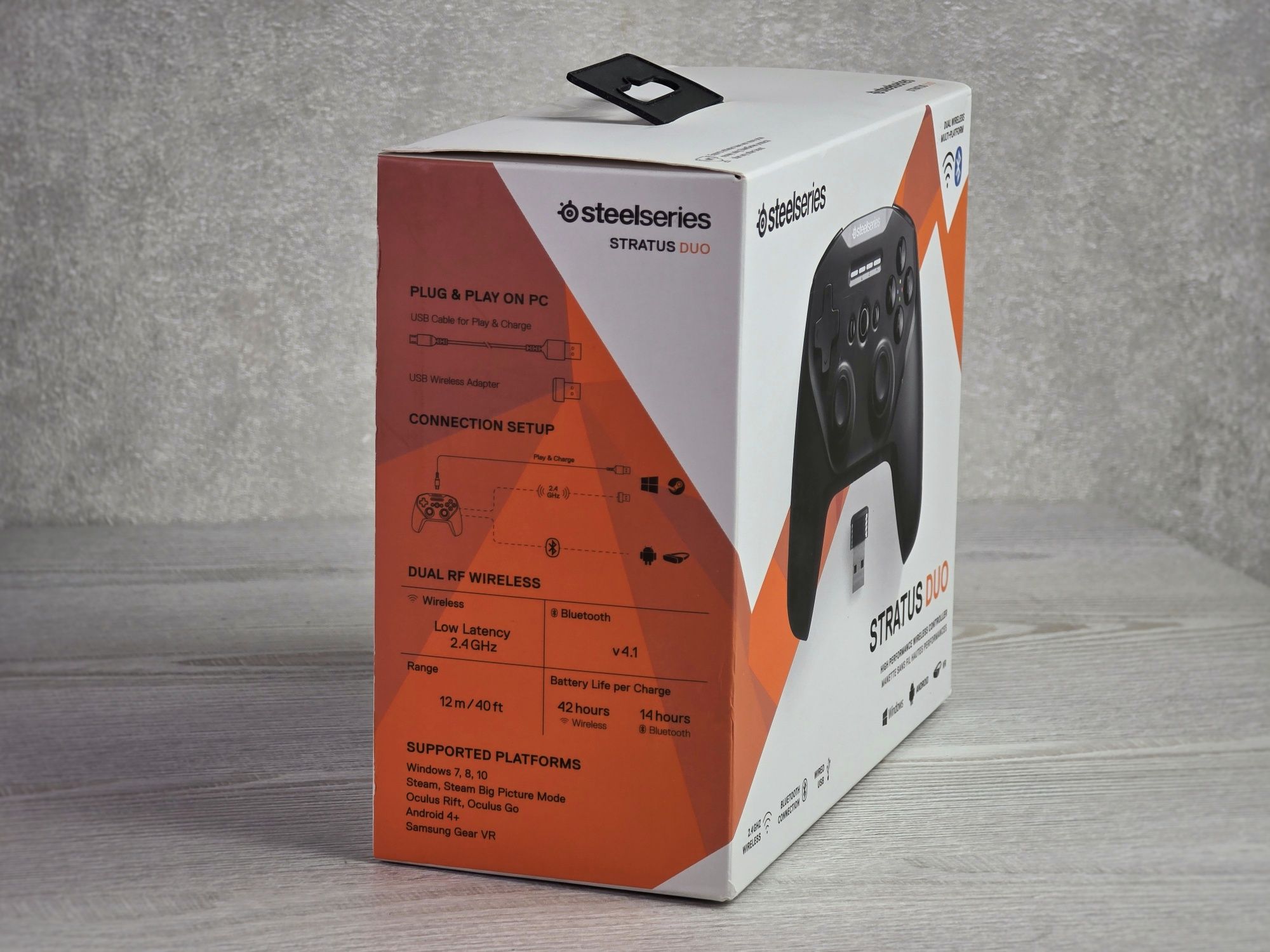Бездротовий геймпад SteelSeries Stratus Duo (69075) для Android/PC/VR