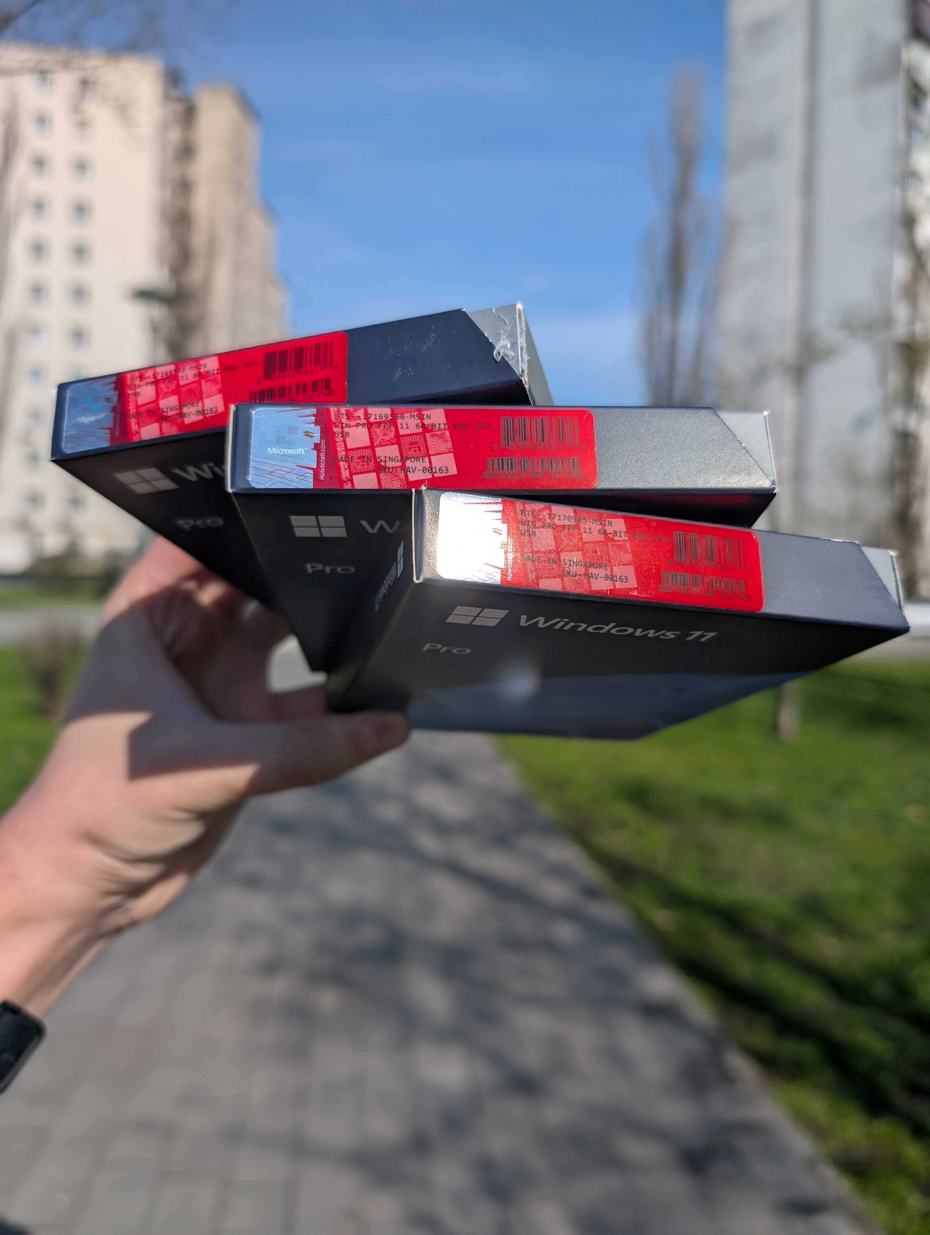 Физическая Windows 11 Pro / BOX USB флешка + Ключ Активации Виндовс 11
