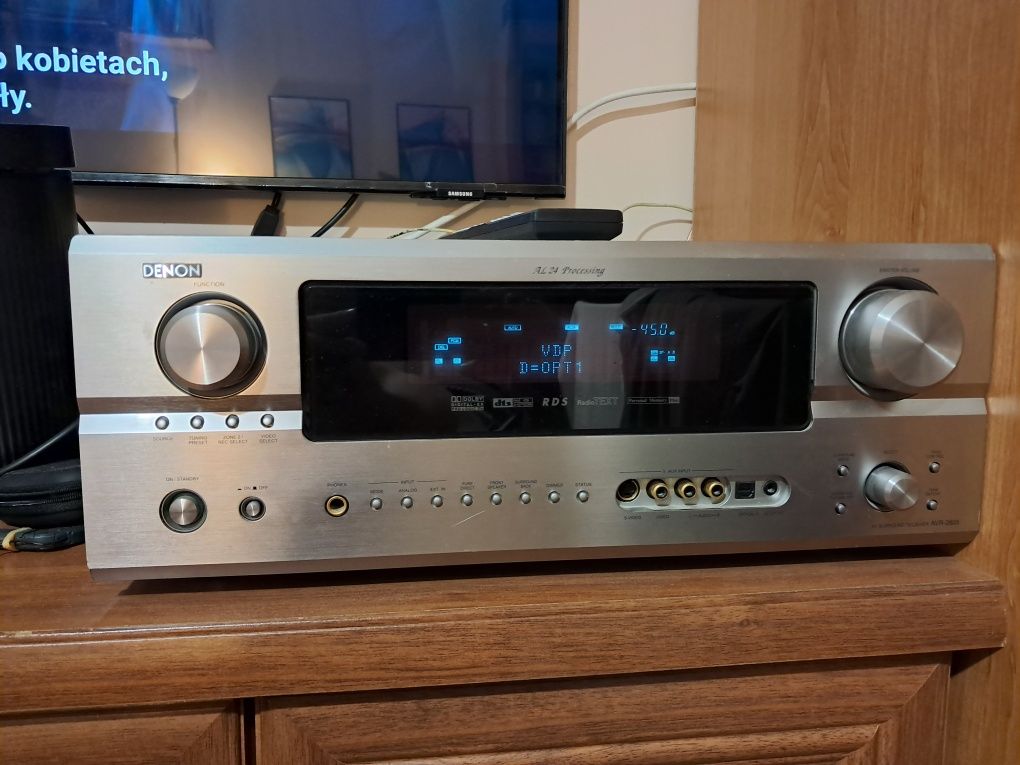 Amplituner 7.1 Denon AVR-2805 Pilot ALPHA 24Plus SHARC Dolby DTS JAPAN