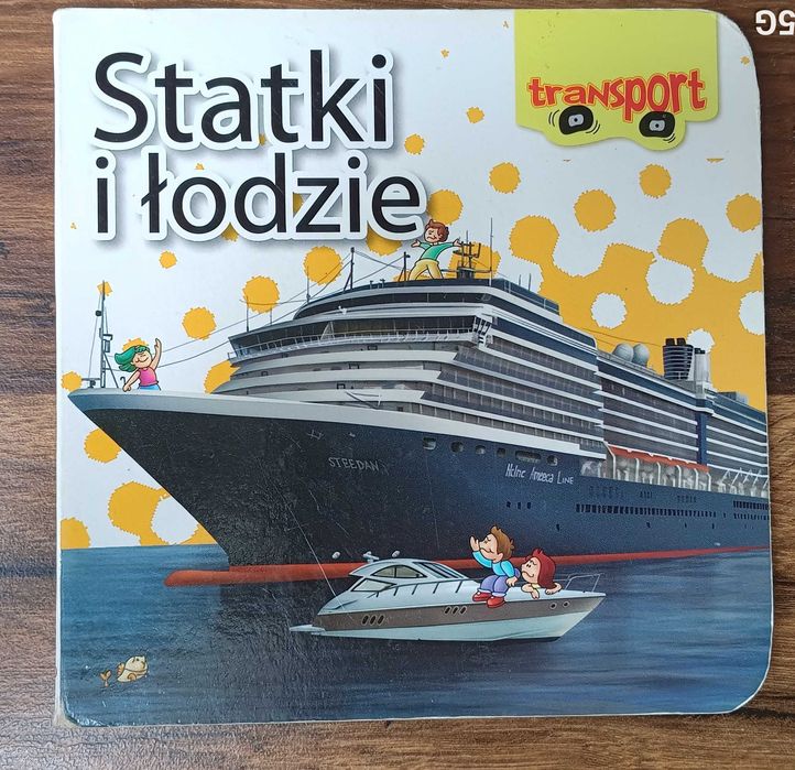 Statki łodzie Transport książeczka