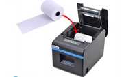 Принтер чеків з авто обрізом 80 мм Xprinter XP-А160ІІ USB/Lan Poster