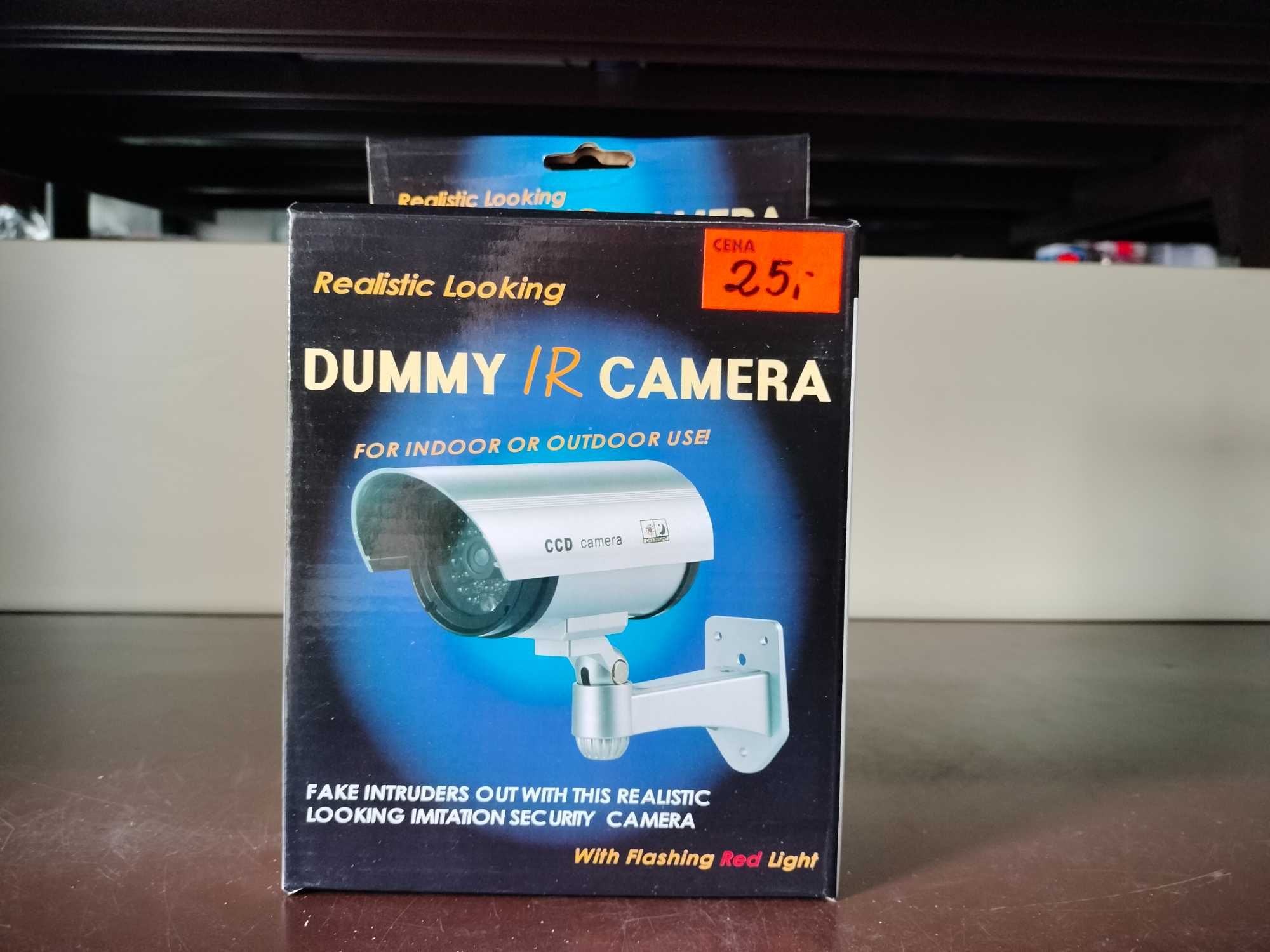 kamera atrapa ir led monitoring kamera zewnętrzna z dioda migająca ir