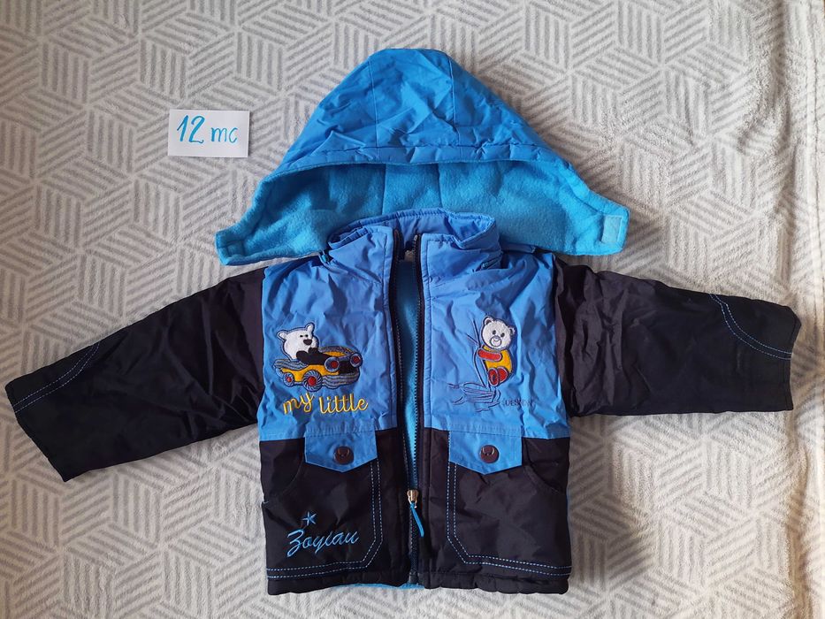 Kurtka ocieplana, chłopiec, 80-86, 12 mc (jesień, zima)